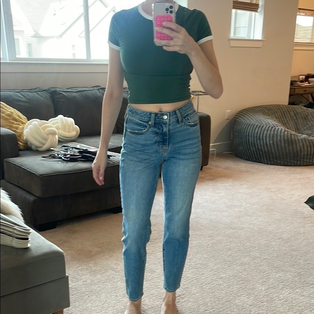 Old Navy Light Blue Straight Leg Jeans